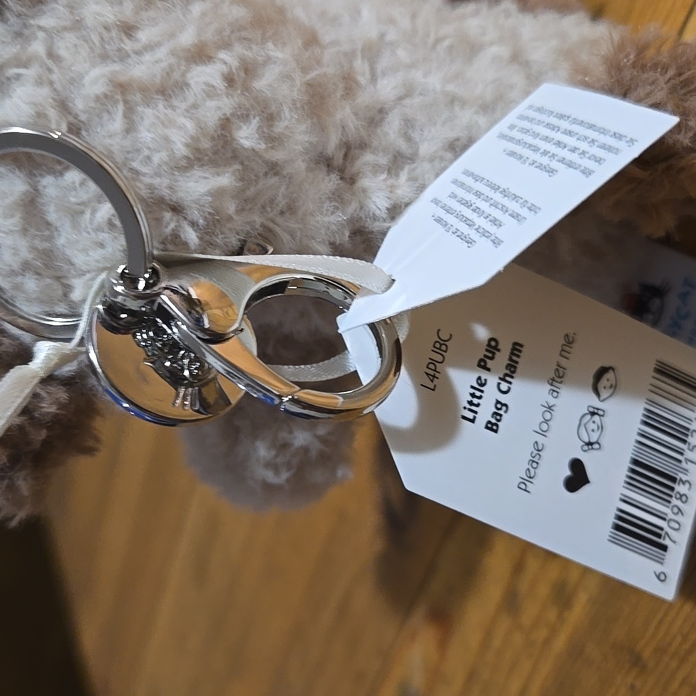 Jellycat Little Pup Bag Charm 7.1x 3.9x3.1" NWT Authentic - Picture 7 of 8
